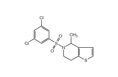 5-[(3,5-dichlorophenyl)sulfonyl]-4-methyl-4,5,6,7-tetrahydrothieno[3,2-c]pyridine