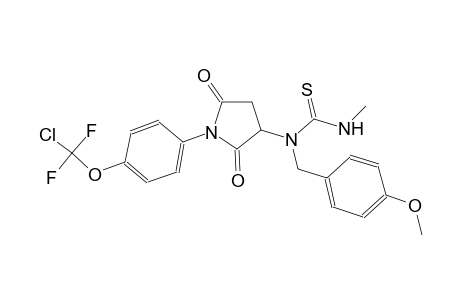 thiourea, N-[1-[4-(chlorodifluoromethoxy)phenyl]-2,5-dioxo-3-pyrrolidinyl]-N-[(4-methoxyphenyl)methyl]-N'-methyl-