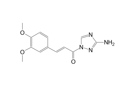 1-[(2E)-3-(3,4-dimethoxyphenyl)-2-propenoyl]-1H-1,2,4-triazol-3-amine