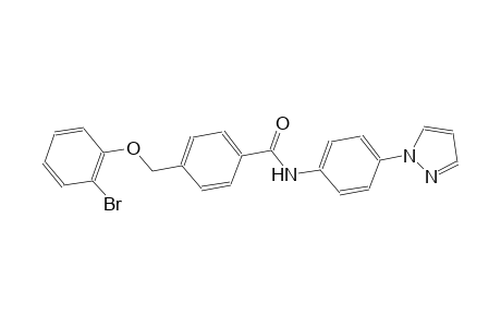 benzamide, 4-[(2-bromophenoxy)methyl]-N-[4-(1H-pyrazol-1-yl)phenyl]-