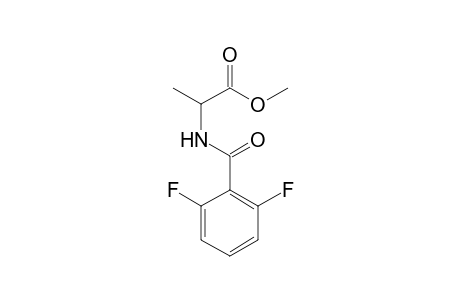 l-Alanine, N-(2,6-difluorobenzoyl)-, methyl ester