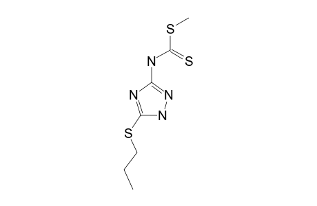 METHYL-(3-(2-METHYLETHYLTHIO)-1,2,4-TRIAZOL-5-YL)-AMINODITHIOCARBONNATE