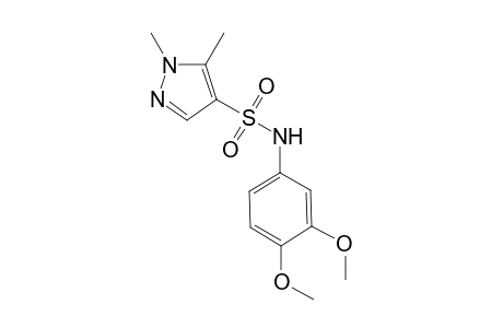 1H-Pyrazole-4-sulfonamide, N-(3,4-dimethoxyphenyl)-1,5-dimethyl-