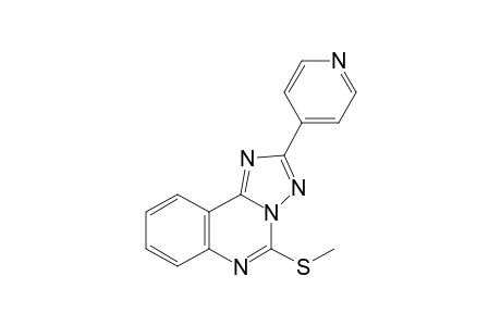 5-(methylthio)-2-(4-pyridyl)-[1,2,4]triazolo[1,5-c]quinazoline