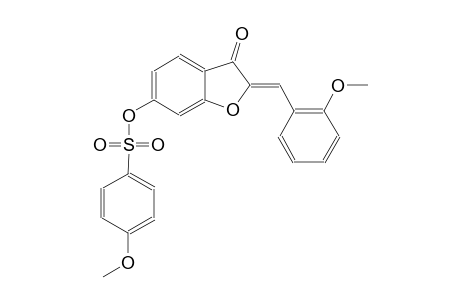 benzenesulfonic acid, 4-methoxy-, (2Z)-2,3-dihydro-2-[(2-methoxyphenyl)methylene]-3-oxobenzofuranyl ester