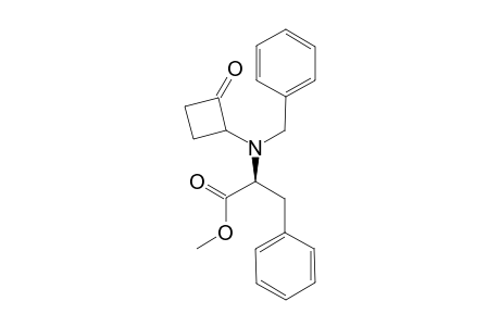 (2S)-methyl 2-(benzyl(2-oxocyclobutyl)amino)-3-phenylpropanoate