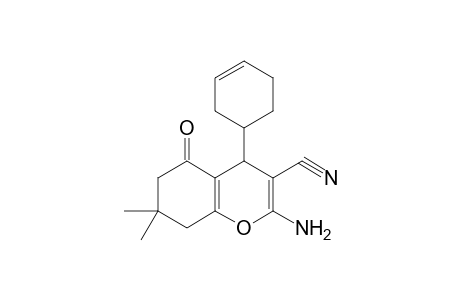 2-Amino-4-(3-cyclohexen-1-yl)-7,7-dimethyl-5-oxo-5,6,7,8-tetrahydro-4H-chromene-3-carbonitrile