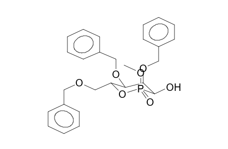 (1S)-2,3,5-TRI-O-BENZYL-1-METHYLPHOSPHONO-D-RIBIT-DELTA-PHOSTONE