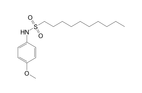 Decane-1-sulfonic acid (4-methoxy-phenyl)-amide