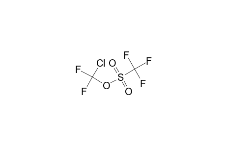 trifluoromethanesulfonic acid (chloro-difluoro-methyl) ester