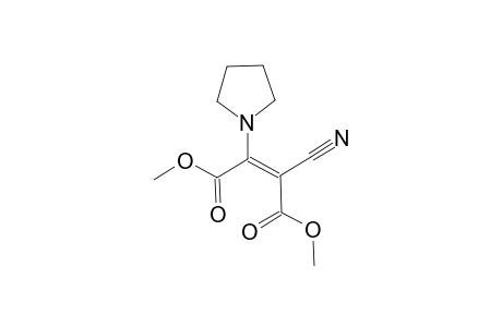 Dimethyl 2-cyano-3-(pyrrolidin-1'-yl)but-2-ene-1,4-dioate