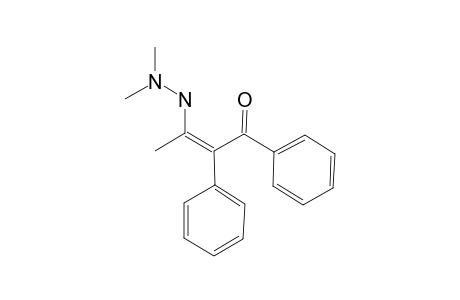 3-(N,N-dimethylhydrazino)-1,2-diphenyl-2-buten-1-one