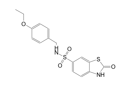 N-(4-ethoxybenzyl)-2-oxo-2,3-dihydro-1,3-benzothiazole-6-sulfonamide