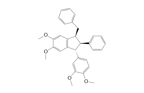 r-1-Benzyl-c-2-phenyl-t-3-(3,4-dimethoxyphenyl)-5,6-dimethoxyindane