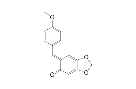 3,4-METHYLENDIOXY-6-(4-METHOXYPHENYLMETHYLIDEN)-CYCLOHEXA-2,4-DIEN-1-ON