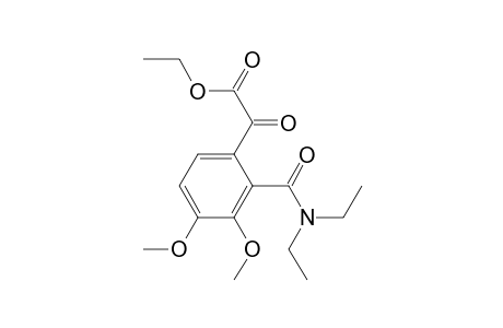 Ethyl 3,4-dimethoxy-2-(N,N-diethylcarbamoyl)benzoylformate