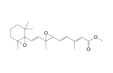 (2E,4E)-3-Methyl-5-{3-methyl-3-[(E)-2-(2,2,6-trimethyl-7-oxa-bicyclo[4.1.0]hept-1-yl)-vinyl]-oxiranyl}-penta-2,4-dienoic acid methyl ester