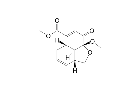 Methyl (2aR*,5aS*,8aR*,8bR*)-8a-Methoxy-8-oxo-2a,5,5a,8,8a,8b-hexahydro-2H-benzo[cd]isobenzofuran-6-carboxylate