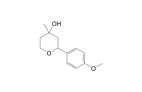 trans-2-(4-methoxyphenyl)-4-methyl-tetrahydropyran-4-ol