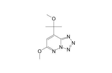 6-METHOXY-8-(1'-METHOXY-1'-METHYLETHYL)-TETRAZOLO-[1.5-B]-PYRIDAZINE