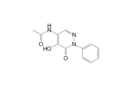 Acetamide, N-(1,6-dihydro-5-hydroxy-6-oxo-1-phenyl-4-pyridazinyl)-