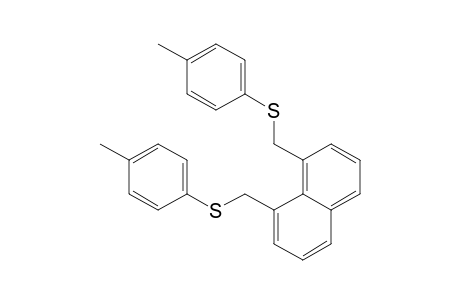 Naphthalene, 1,8-bis[[(4-methylphenyl)thio]methyl]-