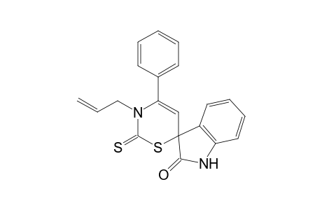 2',3'-Dihydro-4'-phenyl-3'-(prop-2-en-1-yl)-2'-thioxospiro[indole-3,6'-[1,3]thiazin]-2(1H)-one