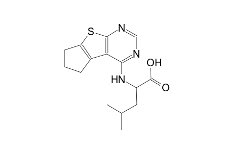 (2S)-2-(6,7-dihydro-5H-cyclopenta[4,5]thieno[2,3-d]pyrimidin-4-ylamino)-4-methylpentanoic acid