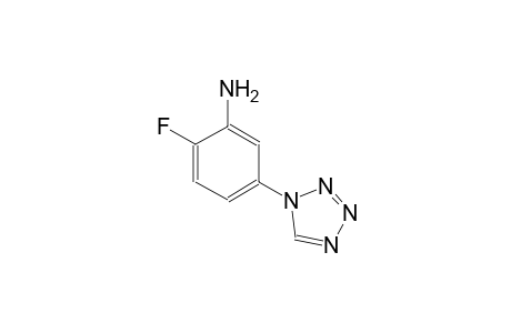 benzenamine, 2-fluoro-5-(1H-tetrazol-1-yl)-