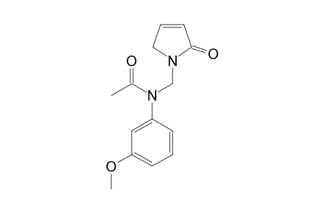 N-(3-METHOXYPHENYL)-N-(2-OXO-2,5-DIHYDROPYRROL-1-YLMETHYL)-ACETAMIDE