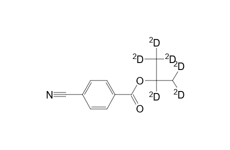 p-Cyanobenzoic acid Isopropyl-D6 Ester