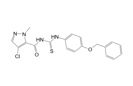 N-[4-(benzyloxy)phenyl]-N'-[(4-chloro-1-methyl-1H-pyrazol-5-yl)carbonyl]thiourea