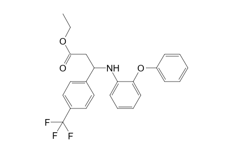 3-(4-Trifluoromethyl-phenyl)-3-(2-phenoxyphenylamino)-ethylpropanoate