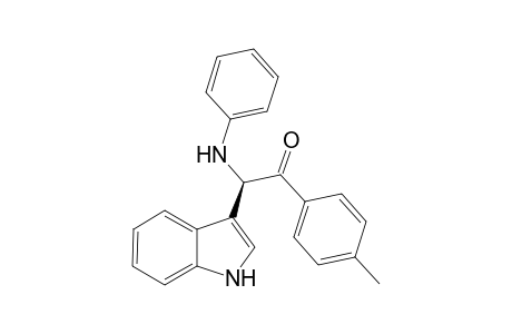 2-(1H-Indol-3-yl)-2-(phenylamino)-1-p-tolylethanone