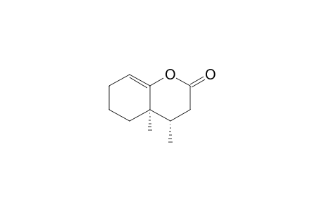 (4S,4aR)-4,4a-Dimethyl-3,4,4a,5,6,7-hexahydro-2H-1-benzopyran-2-one