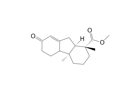 (+/-)-1,2,3,4,4a,4b,5,6,7,9a-decahydro-1,4a-dimethyl-7-oxofluorene-1-carboxylic acid, methyl ester