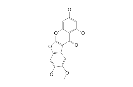 DESMOXYPHYLLIN-A;5,7,4'-TRIHYDROXY-5'-METHOXYCOUMARONOCHROMONE