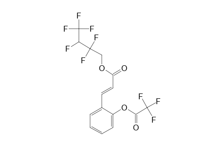 2-Hydroxycinnamic acid, o-trifluoroacetyl-, 2,2,3,4,4,4-hexafluoro-1-butyl ester