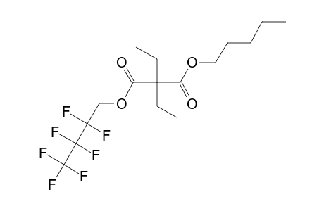 Diethylmalonic acid, 2,2,3,3,4,4,4-heptafluorobutyl pentyl ester