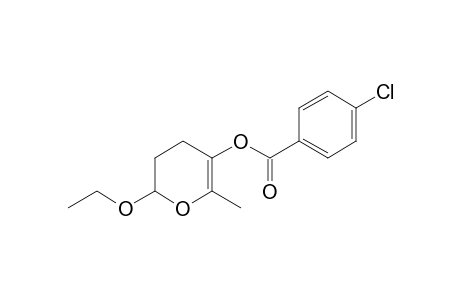 2-Ethoxy-3,4-dihydro-6-methyl-2H-pyran-5-yl 4'-Chlorobenzoate