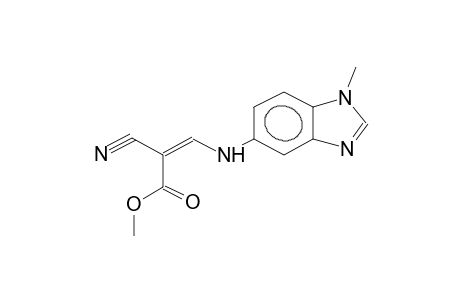 (Z)-1-METHYL-5-(2-CARBOMETHOXY-2-CYANOVINYLAMINO)BENZIMIDAZOLE