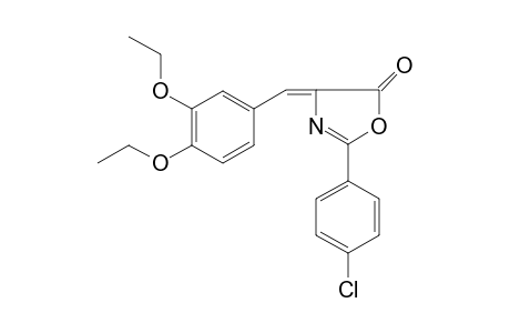 2-(4-Chlorophenyl)-4-(3,4-diethoxybenzylidene)-1,3-oxazol-5(4H)-one