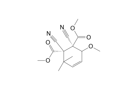 3-METHOXY-4,5-DICYANO-4,5-DIMETHOXYCARBONYL-CYCLOHEXENE