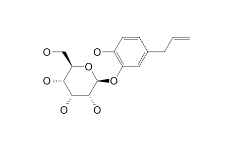 MANGLIESIDE-A;3,4-DIHYDROXY-ALLYL-BENZENE-3-O-BETA-D-ALLOPYRANOSIDE