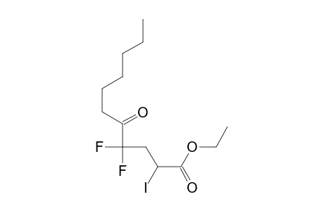 Ethyl 4,4-Difluoro-2-iodo-5-oxoundecanoate