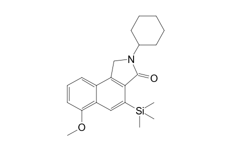 N-Cyclohexyl-6-methoxy-4-trimethylsilylbenzo[e]isoindol-3-one