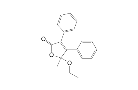 2(5H)-Furanone, 5-ethoxy-5-methyl-3,4-diphenyl-