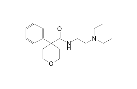 N-[2-(diethylamino)ethyl]-4-phenyltetrahydro-2H-pyran-4-carboxamide