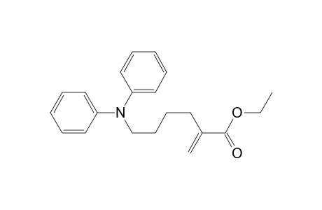 2-methylene-6-(N-phenylanilino)hexanoic acid ethyl ester