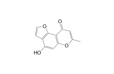 9H-Furo[2,3-f][1]benzopyran-9-one, 4-hydroxy-7-methyl-